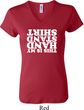 Ladies Gymnastics Shirt This is My Handstand Shirt V-neck Tee T-Shirt