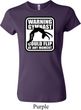 Ladies Gymnastics Shirt Warning Gymnast Could Flip Crewneck Tee