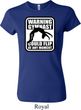 Ladies Gymnastics Shirt Warning Gymnast Could Flip Crewneck Tee