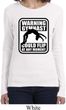 Ladies Gymnastics Shirt Warning Gymnast Could Flip Long Sleeve Tee