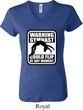 Ladies Gymnastics Shirt Warning Gymnast Could Flip V-neck Tee T-Shirt