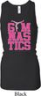 Ladies Gymnastics Tanktop Gymnastics Text Longer Length Racerback Tank