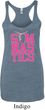 Ladies Gymnastics Tanktop Gymnastics Text Tri Blend Racerback Tank Top
