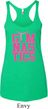 Ladies Gymnastics Tanktop Gymnastics Text Tri Blend Racerback Tank Top