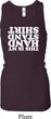 Ladies Gymnastics Tanktop Handstand Shirt Longer Length Racerback Tank