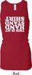 Ladies Gymnastics Tanktop Handstand Shirt Longer Length Racerback Tank