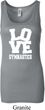 Ladies Gymnastics Tanktop Love Gymnastics Longer Length Tank Top