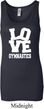 Ladies Gymnastics Tanktop Love Gymnastics Longer Length Tank Top