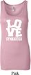 Ladies Gymnastics Tanktop Love Gymnastics Longer Length Tank Top