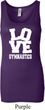 Ladies Gymnastics Tanktop Love Gymnastics Longer Length Tank Top