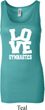 Ladies Gymnastics Tanktop Love Gymnastics Longer Length Tank Top