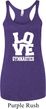 Ladies Gymnastics Tanktop Love Gymnastics Tri Blend Racerback Tank Top
