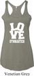 Ladies Gymnastics Tanktop Love Gymnastics Tri Blend Racerback Tank Top