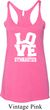 Ladies Gymnastics Tanktop Love Gymnastics Tri Blend Racerback Tank Top