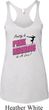 Ladies Gymnastics Tanktop Pretty in Pink Tri Blend Racerback Tank Top