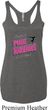 Ladies Gymnastics Tanktop Pretty in Pink Tri Blend Racerback Tank Top