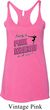 Ladies Gymnastics Tanktop Pretty in Pink Tri Blend Racerback Tank Top