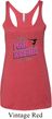 Ladies Gymnastics Tanktop Pretty in Pink Tri Blend Racerback Tank Top
