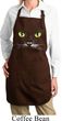 Ladies Halloween Apron Black Cat Full Length Apron with Pockets