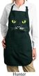 Ladies Halloween Apron Black Cat Full Length Apron with Pockets