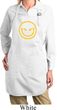 Ladies Halloween Apron Evil Smiley Face Full Length Apron with Pockets