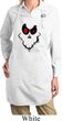 Ladies Halloween Apron Ghost Face Full Length Apron with Pockets