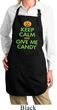 Ladies Halloween Apron Give Me Candy Full Length Apron with Pockets
