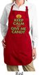 Ladies Halloween Apron Give Me Candy Full Length Apron with Pockets