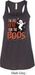 Ladies Halloween I'm Here for the Boos Flowy Racerback