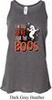 Ladies Halloween I'm Here for the Boos Flowy Racerback
