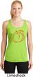 Ladies Halloween Pumpkin Sketch Dry Wicking Racerback