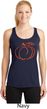 Ladies Halloween Pumpkin Sketch Dry Wicking Racerback