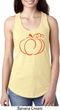 Ladies Halloween Pumpkin Sketch Ideal Racerback