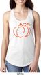 Ladies Halloween Pumpkin Sketch Ideal Racerback
