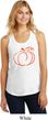 Ladies Halloween Pumpkin Sketch Racerback