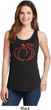 Ladies Halloween Pumpkin Sketch Tank Top