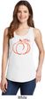 Ladies Halloween Pumpkin Sketch Tank Top