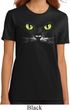 Ladies Halloween Shirt Black Cat Organic Tee T-Shirt