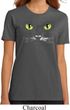 Ladies Halloween Shirt Black Cat Organic Tee T-Shirt