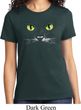 Ladies Halloween Shirt Black Cat Tee T-Shirt