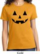 Ladies Halloween Shirt Black Jack O Lantern Tee T-Shirt