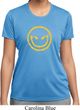 Ladies Halloween Shirt Evil Smiley Face Moisture Wicking Tee T-Shirt