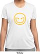 Ladies Halloween Shirt Evil Smiley Face Moisture Wicking Tee T-Shirt