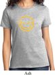 Ladies Halloween Shirt Evil Smiley Face Tee T-Shirt
