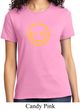 Ladies Halloween Shirt Evil Smiley Face Tee T-Shirt
