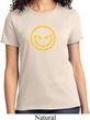 Ladies Halloween Shirt Evil Smiley Face Tee T-Shirt