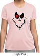 Ladies Halloween Shirt Ghost Face Moisture Wicking Tee T-Shirt