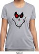 Ladies Halloween Shirt Ghost Face Moisture Wicking Tee T-Shirt