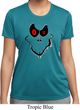 Ladies Halloween Shirt Ghost Face Moisture Wicking Tee T-Shirt