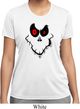 Ladies Halloween Shirt Ghost Face Moisture Wicking Tee T-Shirt